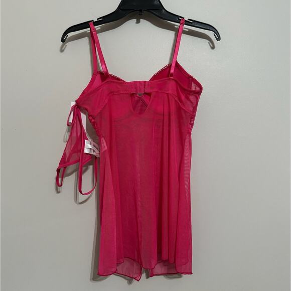 Flora by Flora Nikrooz Babydoll Set Womens Small Modern Feminine Sexy Lingerie - Picture 6 of 6